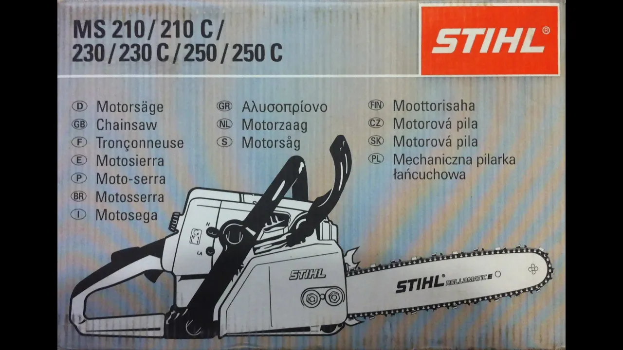 Обзор бензопилы Stihl MS 250