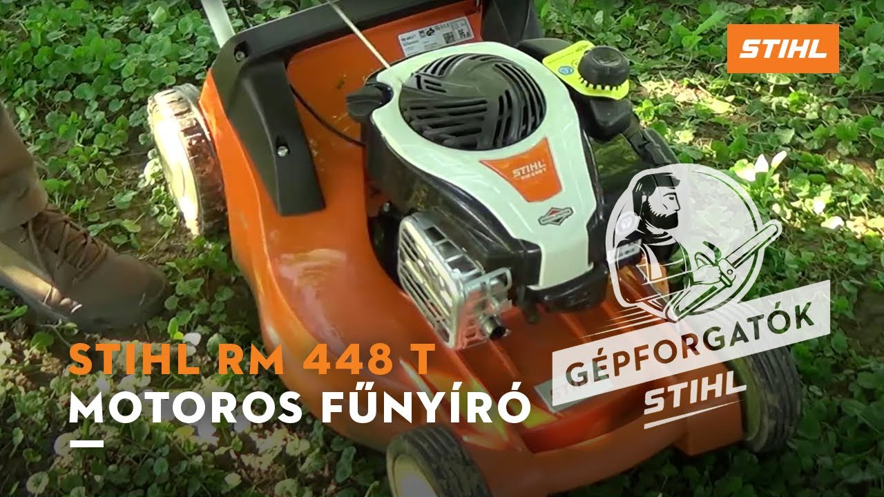 STIHL Gépforgatók - STIHL RM 448 T benzinmotoros fűnyíró gép